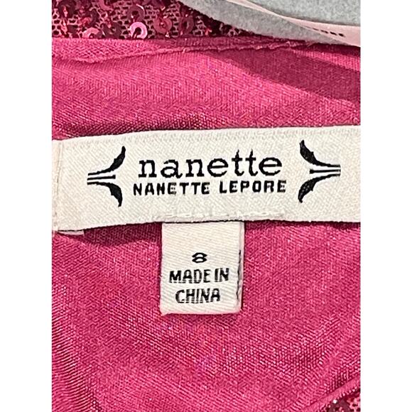 NWT Nanette Lepore Sequined Body-Con Dress Size 8 - Picture 5 of 5